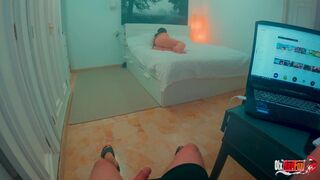 Hot skinny Stepmom with big ass lets stepson fuck her POV