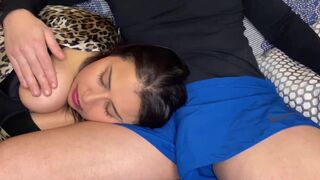 COLOMBIAN MOM SQUEEZES HER STEPSON SURPRISE CUMSHOT! 4k - 3 image