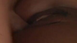 Black stud fucks ebony whore's butt, then gives her facial