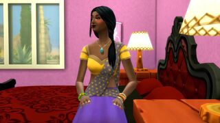 Son enters the mother's room in the middle of the day while she is taking a nap to have sex with her and make her pregnant - Indian Mom And Son