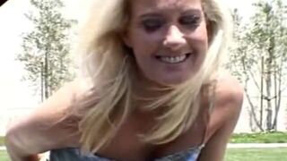 Blonde threesome milf fucks hard (MC)