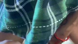 Babysitter with perfect body seduces a dad to get the job