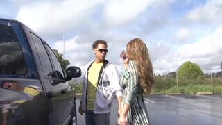 Abby Rode Blonde gives blowjob and fucks with John Espizedo