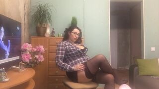 BoobsJob ,Blowjob,FootJob,Pussy fuck ,Toy riding ,Roleplay,Intence orgasm show from curvy milf!