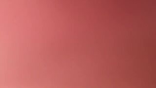 Hot sex of a sexy milf in a red dress before the New Year's corporate party