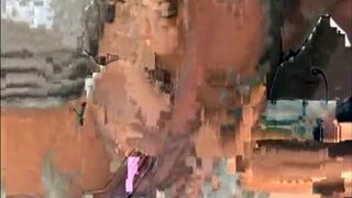 Cock sucking ebony babe fucked in ass and pussy