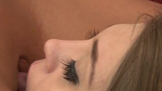 Experienced Brunette Lesbians Lick Snatch And Play With Vibe