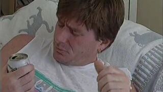 Very beautiful brunette chick sucks husband's dick