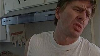 Very beautiful brunette chick sucks husband's dick