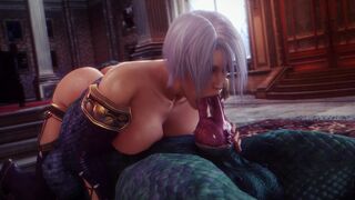 Ivy Valentine suck big cock argonian - Soulcalibur (noname55)