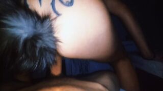 fucked wild until I cum on her tits