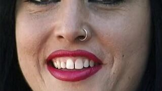 Tattoed brunette with round boobs begs for dickpeneteration