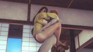 The boy can't put up with a missionary with Hanabi Hyuga