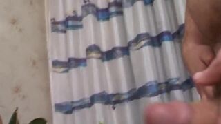 Sexy blonde makes amateur playing with cock and her pussy