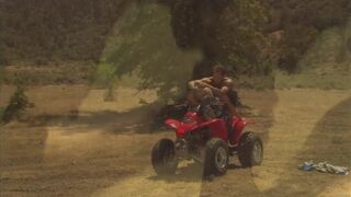 Hardcore Quad-Tour endet mit schmutzigem Fick