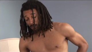 Dreadlocked stud banges black beautiful lady with good shape