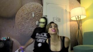 Busty woman got tied up tight