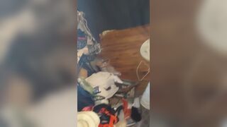 Bride to be in back room