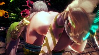 ELF WARRIOR LICKED PUSSY OF THE QUEEN FOREST | 3D Hentai