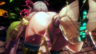 ELF WARRIOR LICKED PUSSY OF THE QUEEN FOREST | 3D Hentai