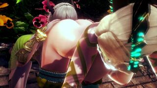 ELF WARRIOR LICKED PUSSY OF THE QUEEN FOREST | 3D Hentai