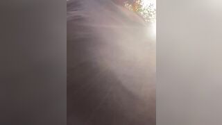 Flashing pussy on the bus. Horny and orgasm squirt. Outdoor squirt. Extreme PABLIC. Hairy pussy - 7 image