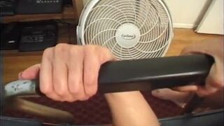 Manly dude and Asian MILF fuck in an office