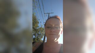 Slutty redhead milf sucks and fucks huge cock