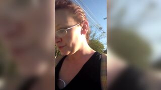 Slutty redhead milf sucks and fucks huge cock