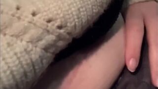 Public masterbating waiting for Daddy to get off work.