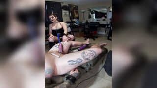 Sounding him cum denial