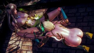 ELVEN SEX IN THE FOREST THICKET | 3D Hentai