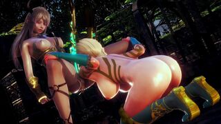 ELVEN SEX IN THE FOREST THICKET | 3D Hentai