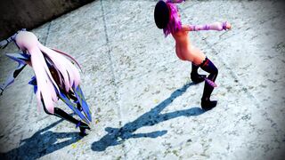 mmd r18 Helena Blavatsky Fate Grand Order seductive bitch witch 3d hentai erotic to make you cum