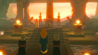 zelda playing with gauda queen