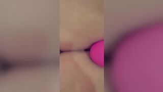 Horney sexy housewife has a little fun whe husbands away