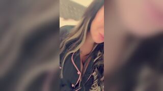 Horney sexy housewife has a little fun whe husbands away