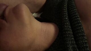 Dutch milf squirts and gets huge messy facial cumshot