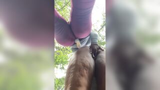 Fucking TastiLipps HARD in the Forest (We almost fall