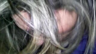 Italian milf sucking my cock