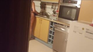caught in the kitchen then fucked