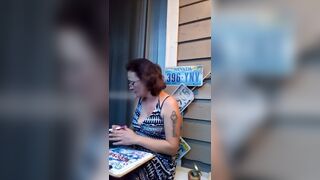 Smoking and conversation with Hot Milf