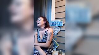 Smoking and conversation with Hot Milf