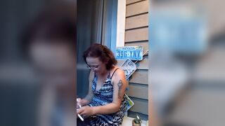 Smoking and conversation with Hot Milf