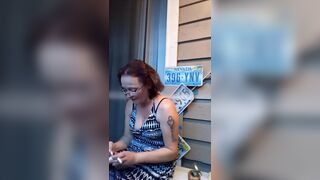 Smoking and conversation with Hot Milf