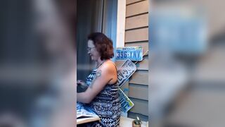 Smoking and conversation with Hot Milf