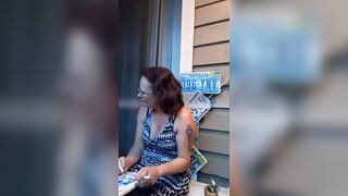 Smoking and conversation with Hot Milf