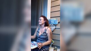 Smoking and conversation with Hot Milf