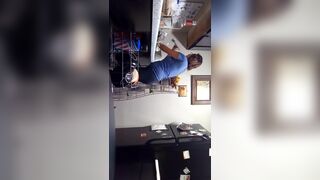 Mild does house chores