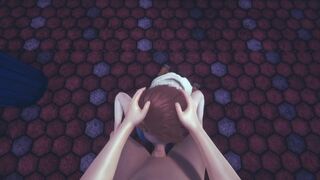 Resident Evil: Jill valentine Blowjob and COWGirl public Raccon city